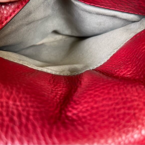 Vince Camuto Rio Red Leather MAKA Crossbody Bag VC-MAKA-CB Purse - Picture 9 of 16
